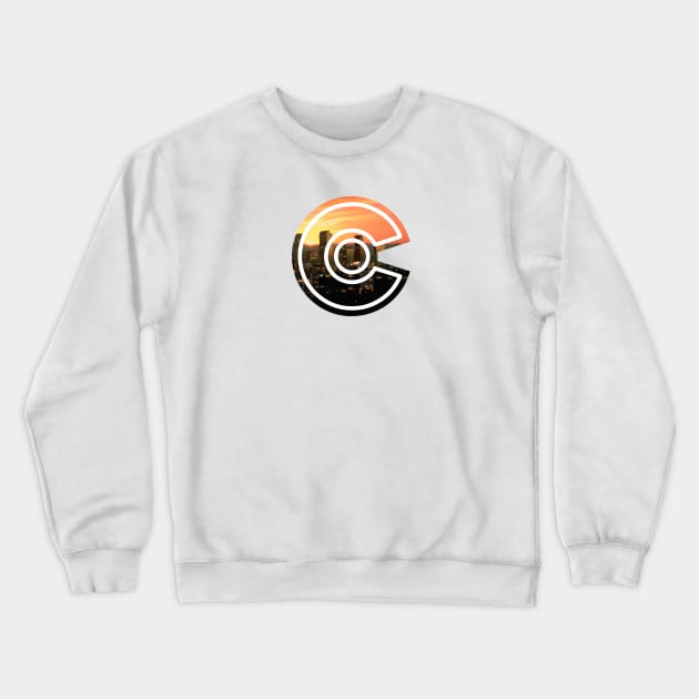 Denver, Colorado - Colorado Flag Design Crewneck Sweatshirt by DeadBeatElite